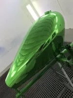 Harley – Chrome vert & lettrage déco (2)