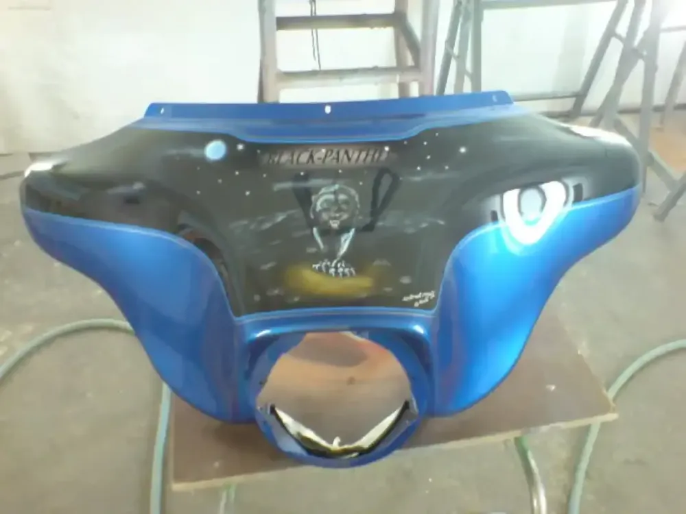 Harley Davidson  - Peinture personnalisée aérographe