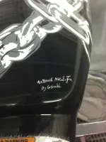 Harley V-Rod Muscle – Aérographie aigle & chaînes (13)