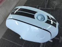 BMW Café Racer – Peinture réservoir, déco strip (Nantes 44) (1)
