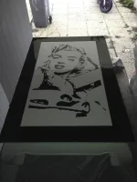 Table basse Marilyn Monroe – Noir & blanc (44)