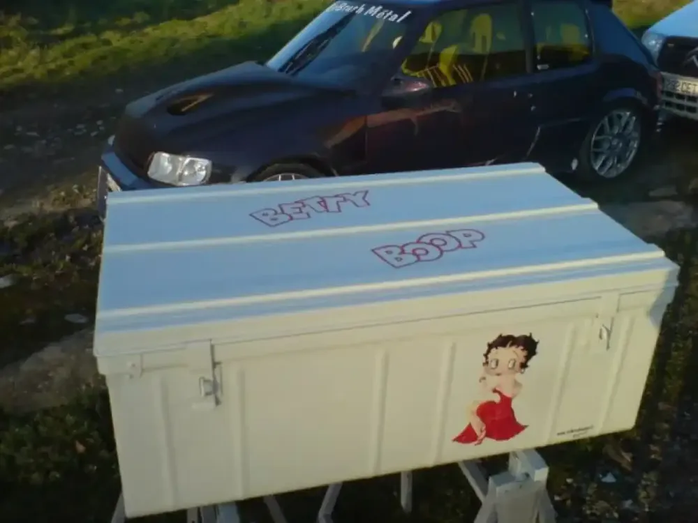 Caisse métal Betty Boop