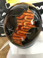 Casque – Aérographie mâchoire & cervelle (8)