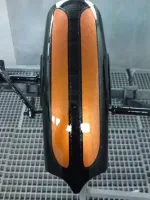 Harley Davidson – Peinture orange candy & paillettes or (9)