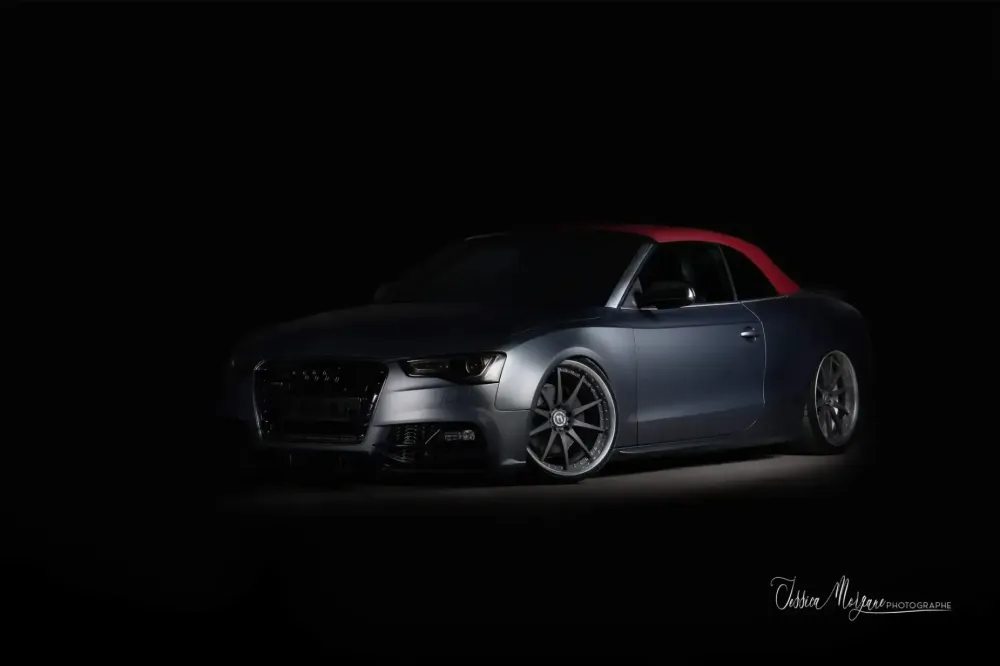 Audi A5 Cabriolet – Tableau Jessica Morgane, photographe