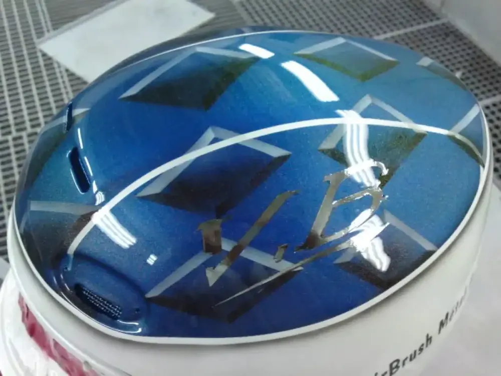 Casque compétition karting – Aérographie 7