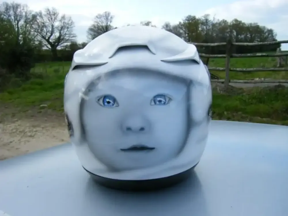Casque portrait bébé – Aérographe (Saint-Herblain 44)